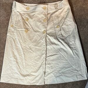 Banana Republic Tan A-Line Knee-Length Skirt